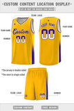 Custom Personalized Tailor Made Two Tone Font Sports Uniform Basketball Jersey For Adult
