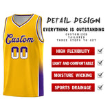Custom Personalized Tailor Made Two Tone Font Sports Uniform Basketball Jersey For Adult