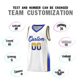 Custom Personalized Tank Top Two Tone Font Sports Uniform Basketball Jersey For Youth