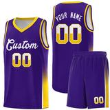 Custom Personalized Tank Top Two Tone Font Sports Uniform Basketball Jersey For Youth