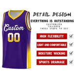Custom Personalized Tank Top Two Tone Font Sports Uniform Basketball Jersey For Youth