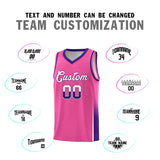 Custom Personalized Tailor Made Two Tone Font Sports Uniform Basketball Jersey For Adult