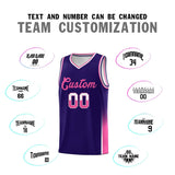 Custom Personalized Tailor Made Two Tone Font Sports Uniform Basketball Jersey For Adult