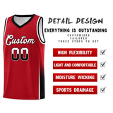 Custom Personalized Tailor Made Two Tone Font Sports Uniform Basketball Jersey For Adult