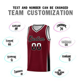 Custom Personalized Tailor Made Two Tone Font Sports Uniform Basketball Jersey For Adult