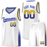 Custom Personalized Tailor Made Two Tone Font Sports Uniform Basketball Jersey For Unisex