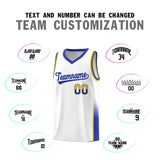 Custom Personalized Tailor Made Two Tone Font Sports Uniform Basketball Jersey For Unisex