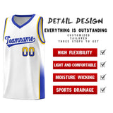 Custom Personalized Tailor Made Two Tone Font Sports Uniform Basketball Jersey For Unisex