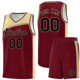 Custom Individualized Color Block Fashion Sports Uniform Basketball Jersey For Youth