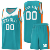 Custom Traditional Color Block Fashion Sports Uniform Basketball Jersey Text Your Logo Name Number