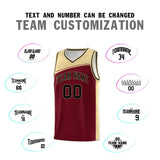 Custom Traditional Color Block Fashion Sports Uniform Basketball Jersey Text Your Logo Name Number