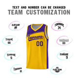 Custom Personalized For Youth Color Block Fashion Sports Uniform Basketball Jersey