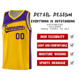 Custom Personalized For Youth Color Block Fashion Sports Uniform Basketball Jersey