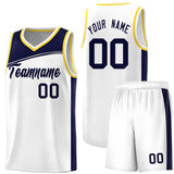 Custom Personalized Color Block Fashion Sports Uniform Basketball Jersey Stitched Logo Name Number