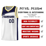 Custom Personalized Color Block Fashion Sports Uniform Basketball Jersey Stitched Logo Name Number