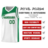 Custom Personalized Color Block Fashion Sports Uniform Basketball Jersey Stitched Logo Name Number