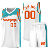 Custom Personalized Color Block Fashion Sports Uniform Basketball Jersey Text Your Team Logo Number