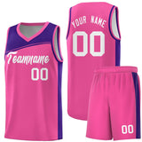 Custom Personalized Color Block Fashion Sports Uniform Basketball Jersey Stitched Logo Name Number