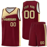 Custom Personalized Color Block Fashion Sports Uniform Basketball Jersey Stitched Logo Name Number