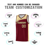 Custom Personalized Color Block Fashion Sports Uniform Basketball Jersey Stitched Logo Name Number