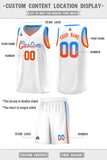 Custom Personalized Gradient Font Sports Uniform Basketball Jersey Stitched Name Number