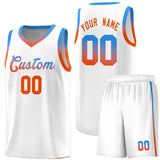 Custom Personalized Gradient Font Sports Uniform Basketball Jersey Stitched Name Number