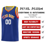 Custom Personalized Gradient Font Sports Uniform Basketball Jersey Embroideried Name Number