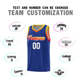 Custom Personalized Gradient Font Fashion Sports Uniform Basketball Jersey Text Name Number