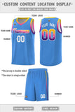 Custom Personalized Gradient Font Fashion Sports Uniform Basketball Jersey Text Name Number