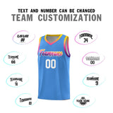 Custom Personalized Gradient Font Fashion Sports Uniform Basketball Jersey Text Name Number