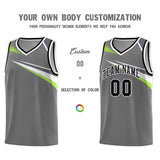 Custom Chest Color Block Fashion Sports Uniform Basketball Jersey Embroideried Your Team Logo