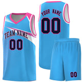 Custom Chest Color Block Fashion Sports Uniform Basketball Jersey Embroideried Your Team Logo For Unisex