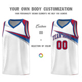 Custom Chest Color Block Fashion Sports Uniform Basketball Jersey Text Your Team Logo And Number