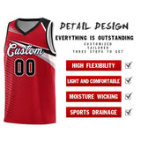 Custom Chest Color Block Sports Uniform Basketball Jersey Stitched Team Logo And Number For All Ages