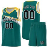 Custom Chest Color Block Sports Uniform Basketball Jersey Stitched Team Logo And Number For All Ages