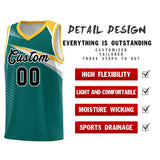 Custom Chest Color Block Sports Uniform Basketball Jersey Stitched Team Logo And Number For All Ages