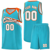 Custom Chest Color Block Sports Uniform Basketball Jersey Stitched Team Logo And Number For All Ages