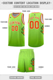 Custom Flame Gradient Fashion Sports Uniform Basketball Jersey Embroideried Your Team Logo Number For Youth