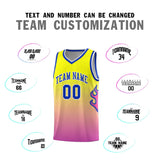 Custom Flame Gradient Fashion Sports Uniform Basketball Jersey Embroideried Your Team Logo Number For Youth