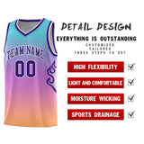 Custom Flame Gradient Fashion Sports Uniform Basketball Jersey Embroideried Your Team Logo Number For Unisex