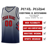 Custom Flame Gradient Fashion Sports Uniform Basketball Jersey Embroideried Your Team Logo Number For Youth