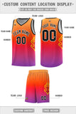 Custom Flame Gradient Fashion Sports Uniform Basketball Jersey Text Your Team Logo And Number For Youth