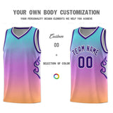 Custom Flame Gradient Fashion Sports Uniform Basketball Jersey Text Your Team Logo And Number For Unisex