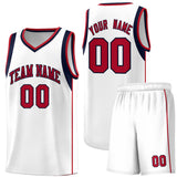 Custom Individualized Sleeve Color Block Classic Sets Sports Uniform Basketball Jersey Text Logo Number