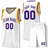 Custom Individualized Sleeve Color Block Classic Sets Sports Uniform Basketball Jersey Printed Logo Number