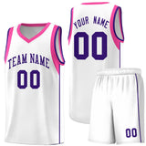 Custom Unique Sleeve Color Block Classic Sets Sports Uniform Basketball Jersey Add Team Logo Number