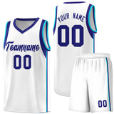 Custom Personalized Sleeve Color Block Classic Sets Sports Uniform Basketball Jersey For Unisex