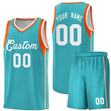 Custom Tank Top Sleeve Color Block Classic Sets Sports Uniform Basketball Jersey For Adult