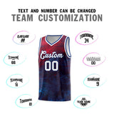 Custom Tank Top Pattern Tie Dye Sports Uniform Basketball Jersey For Adult