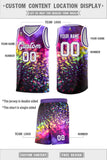 Custom Tank Top Pattern Tie Dye Sports Uniform Basketball Jersey For Adult